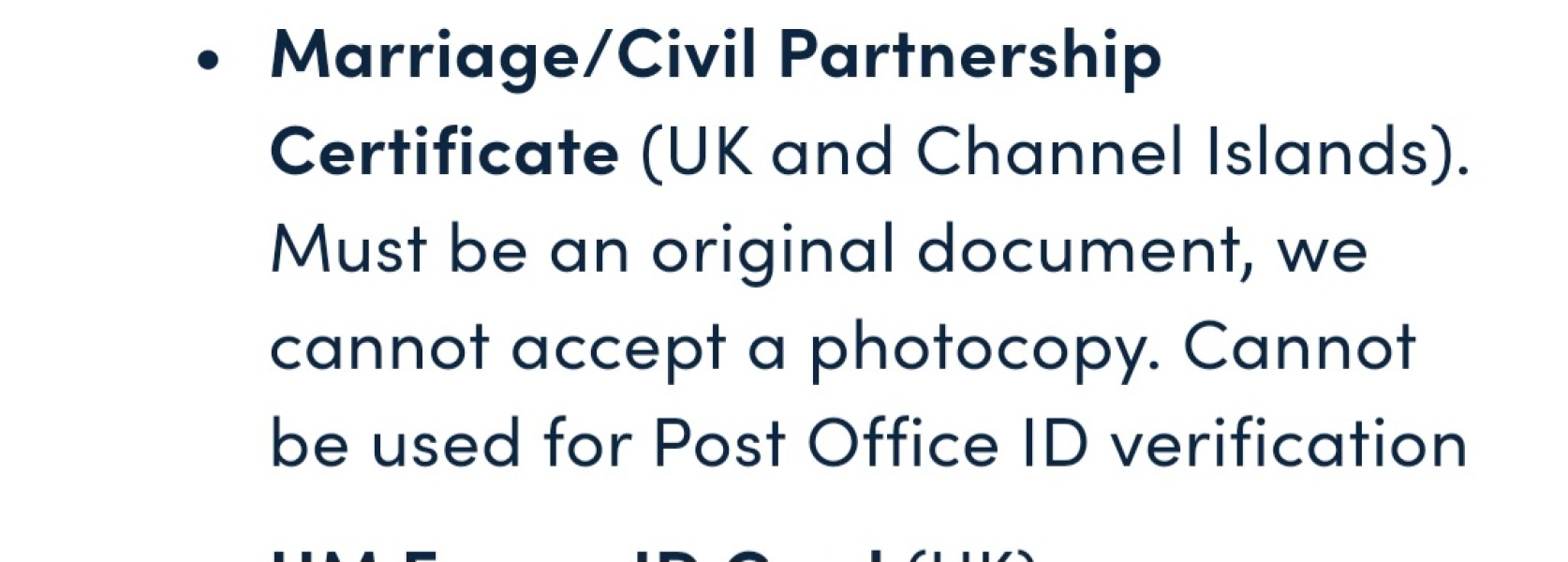 DBS nightmare - post office refusing to accept certified copy of marriage certificate?
