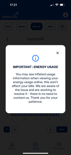 Smart meter showing nearly 3 times less price?