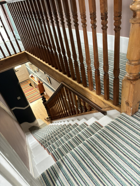 Stair runners - what do you do at the top?