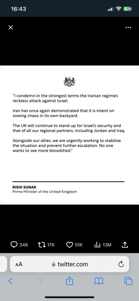 Israel supporting counter marches in London - about time