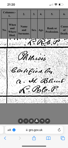 Can anyone decipher this death certificate?