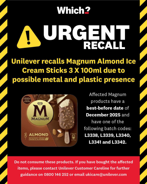 OMG the recipe of Magnums has changed and it's nasty!!!!!