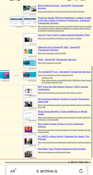 What is happening at GenderGP?