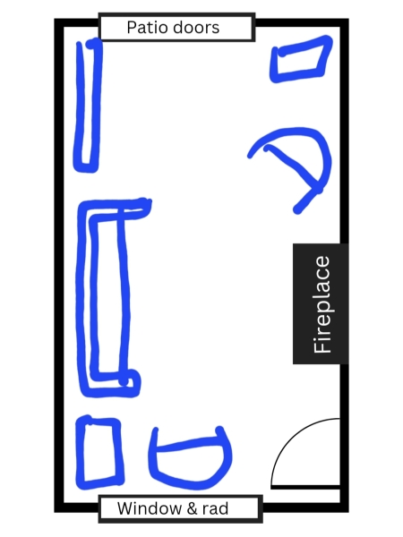 What to with a 19ft blank living room wall