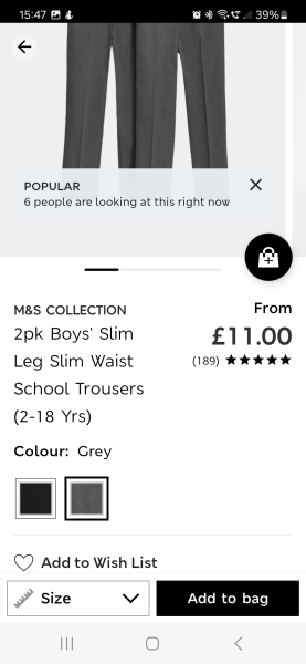 Best school shirts and trousers for slim boys