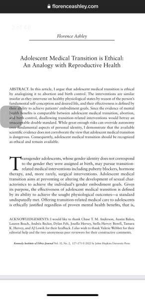 No more puberty blockers for children from the NHS - reported in the Times!