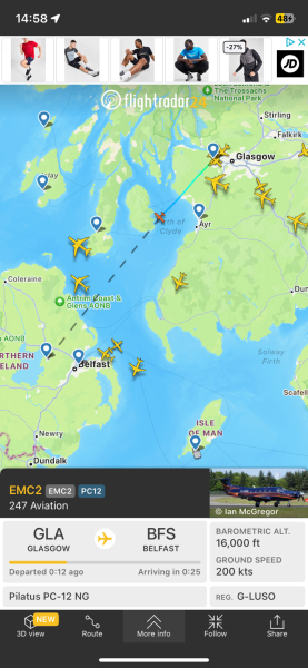 Go arounds (flight radar)
