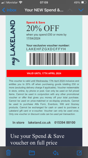 Christmas bargain prequel thread