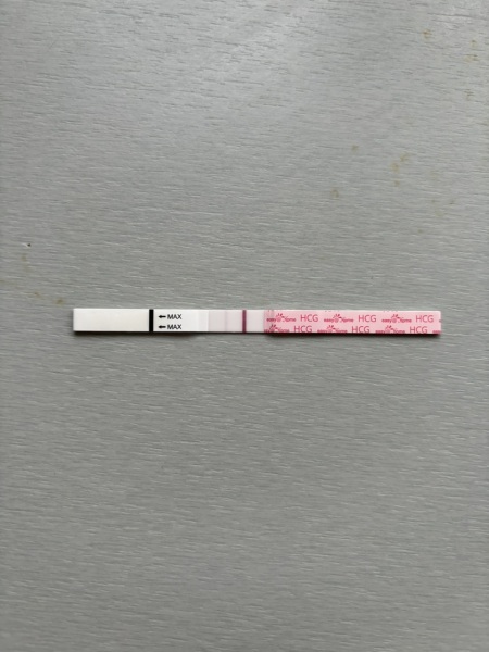 Why is the test so faint?