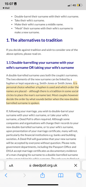 Different surname for full-siblings