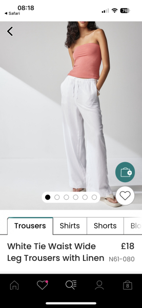 Style rules eg white trousers