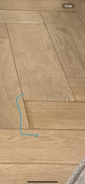 Why do my brand new wooden floors have these marks?