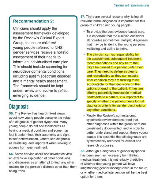 Cass review - out on Wednesday