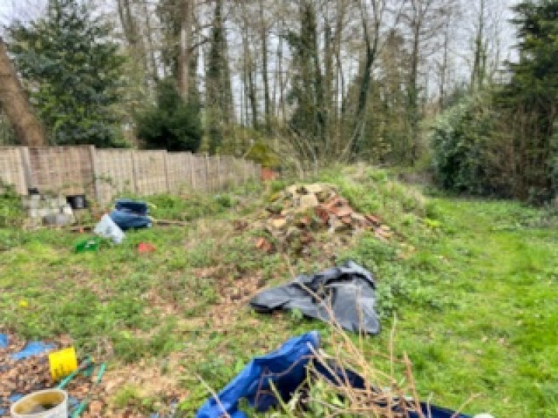 Suggestions for 5ft high by 13ft rubble pile!