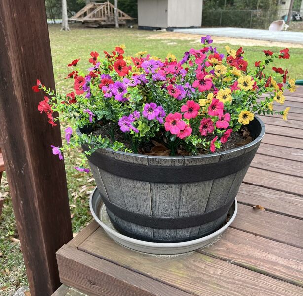 Do you have artificial flowers in your house?