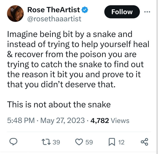 Can an NT person explain how you actually move on?