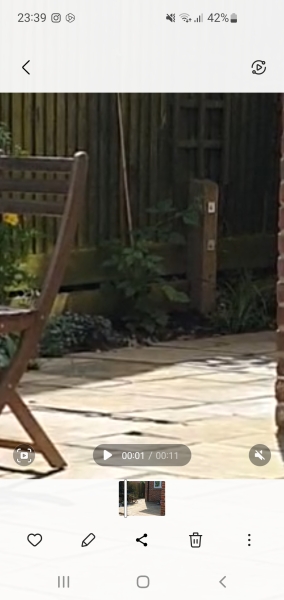 To ask neighbour to reinstate the fence as was?