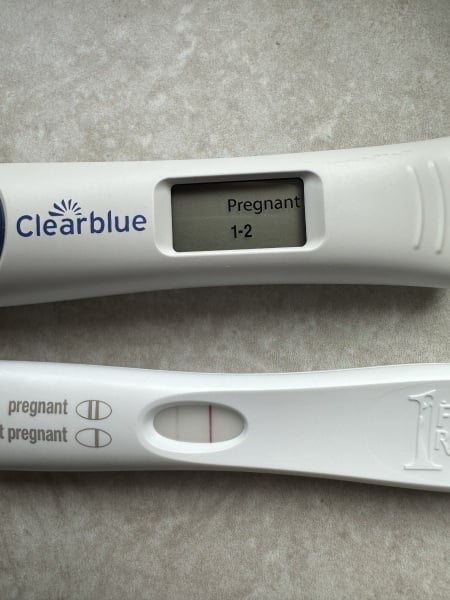 BFP 9dpo clear blue digital