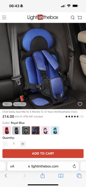 Is this car seat even legal?