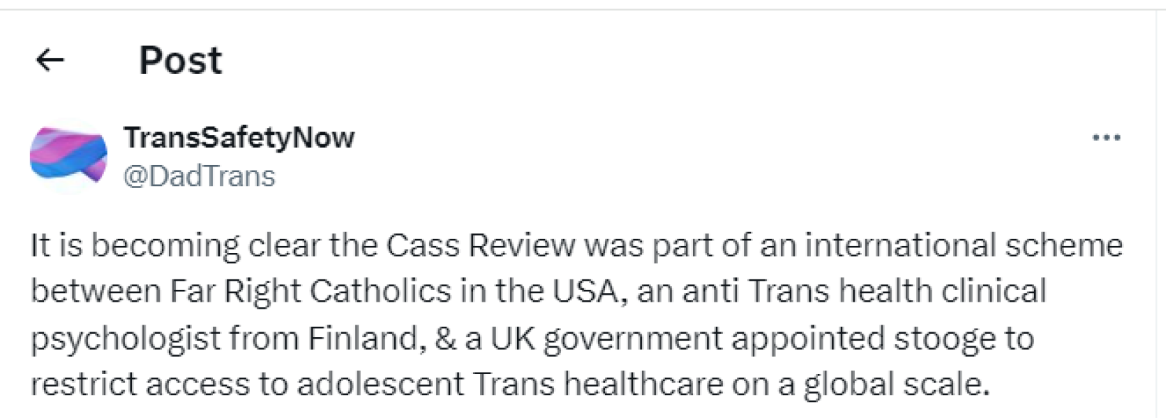 Hilary Cass Interview in the Times