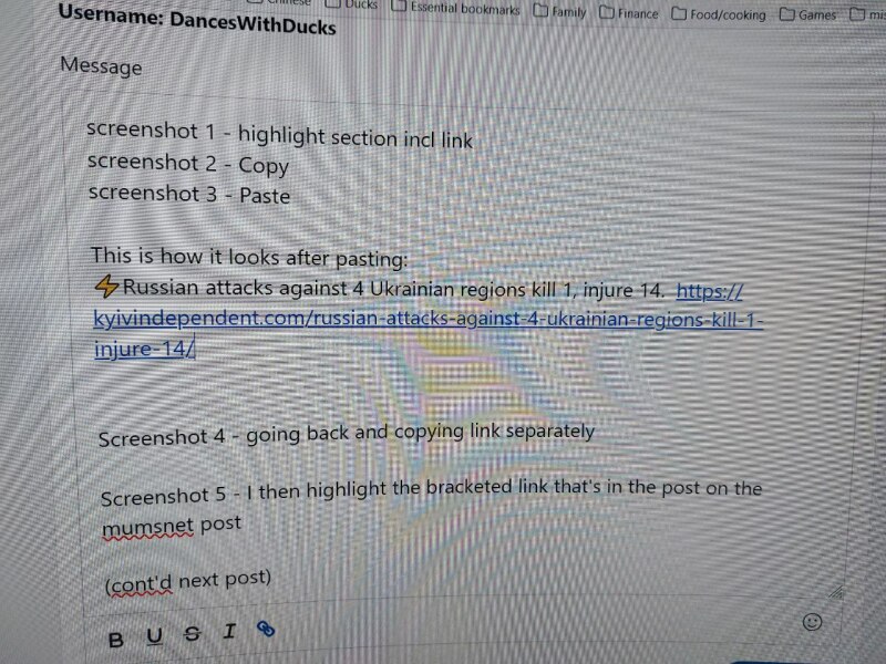 Clicking links doesn't work.