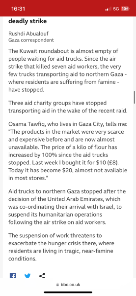 Catastrophic hunger - 40% of Gaza's population at risk of famine