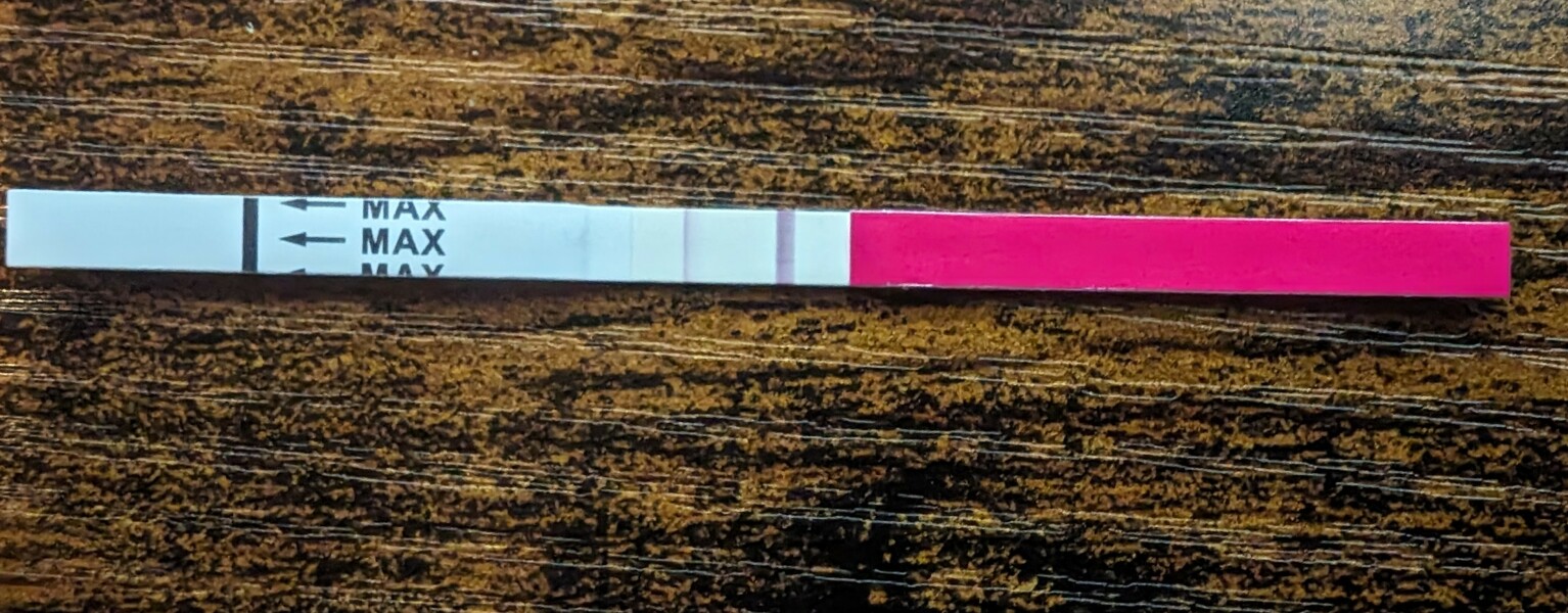 Suresign tests 18dpo too light?
