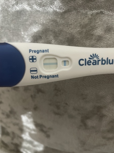 Faint positive Clear Blue