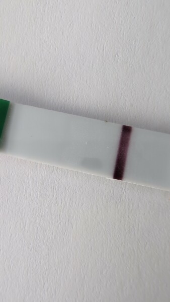 9dpo /10dpo. Very faint positive or indent??