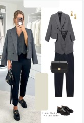 Are black loafers frumpy or cool?