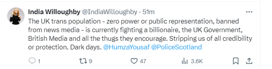 JKR exposing Scottish hate crime laws for what they are