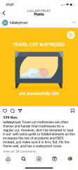 Travel cot mattress, needed or not?