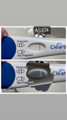 12 ovulation days in a row (2 peak, 10 high), maybe a faint positive, so confused