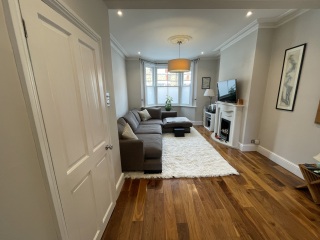 Sofa and rug too big?