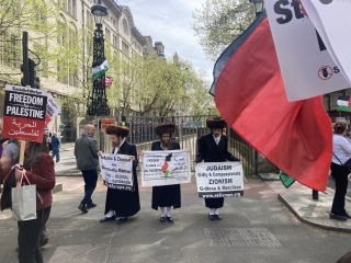 How have we come to a state where the police confront someone for being overtly Jewish?