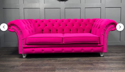 Should I buy a bright pink velvet sofa