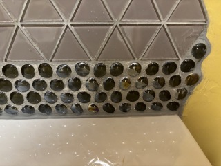 What can I do to replace these behind bathroom sink?