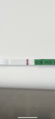 Period due tomorrow, very very faint line?