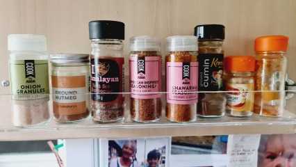 Show me how you store your spices