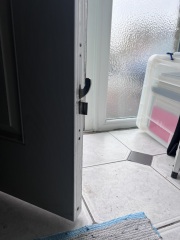 Door won't lock from inside!