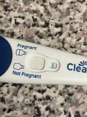 Clear blue test, is this positive or an evaluation line ?