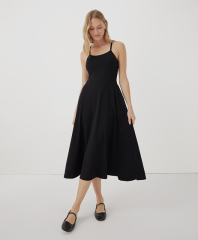 Dress with bra shelf