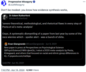 Maya Forstater has challenged Adam Rutherford and Ben Goldacre to set Bragg straight about Cass and systematic reviews