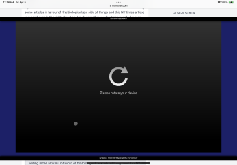 Massive ads taking over screen again