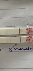 9dpo /10dpo. Very faint positive or indent??