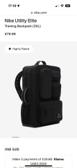 Backpack with lots of pockets and compartments