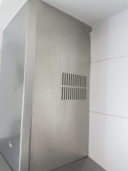 Help - I left spray marks on metal (steel?) kitchen hood