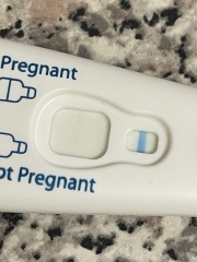 Clear blue test, is this positive or an evaluation line ?