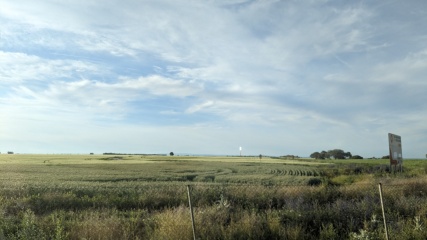 What's this structure in Andalusia in the middle of a vast agricultural land?
