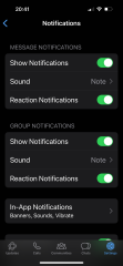 No sound with WhatsApp notifications